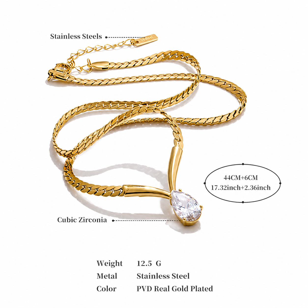 Diamond Treasure Necklace + NO PIERCING ADDICT EARCUFFS