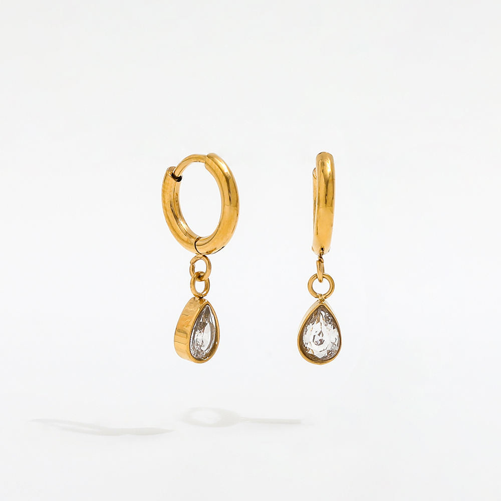 Drop Diamond Treasure Earrings