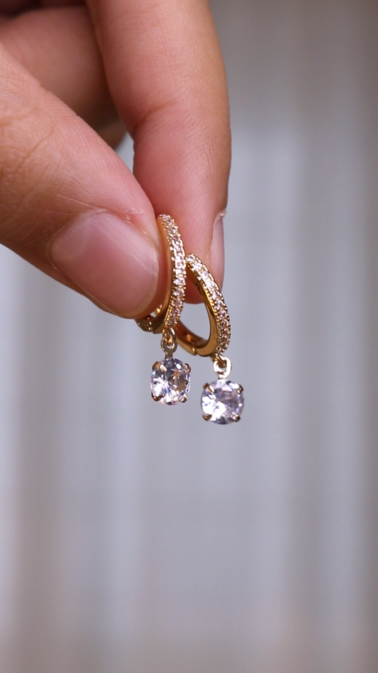 Addict Drop Diamond Treasure Earrings