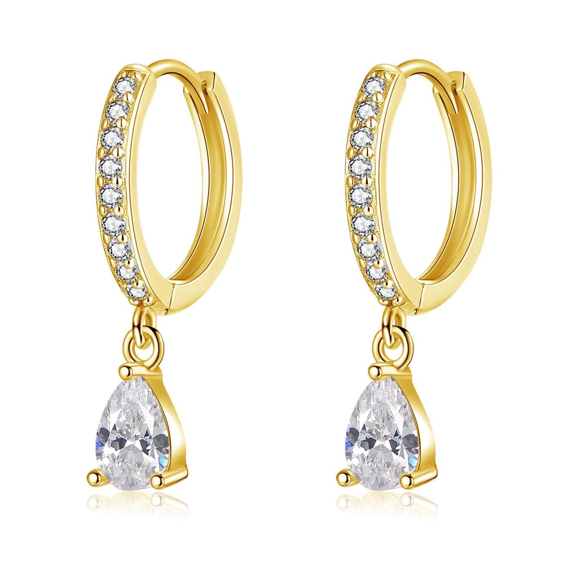 Riya Water Drop Charm Earrings