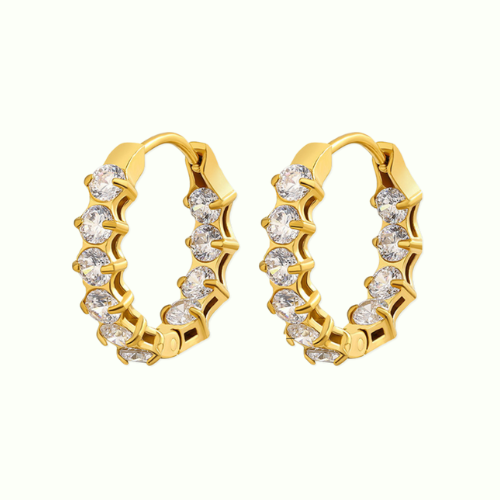 Inez Diamond Treasure Hoops