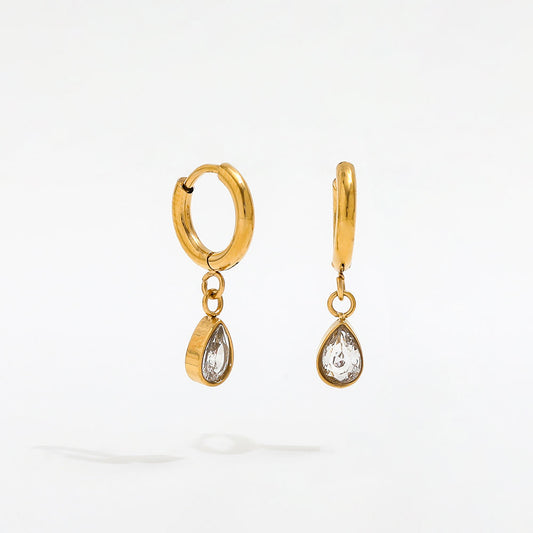 Drop Diamond Treasure Earrings