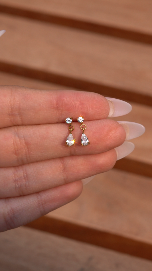 Raya Drop Diamond Treasure Earrings