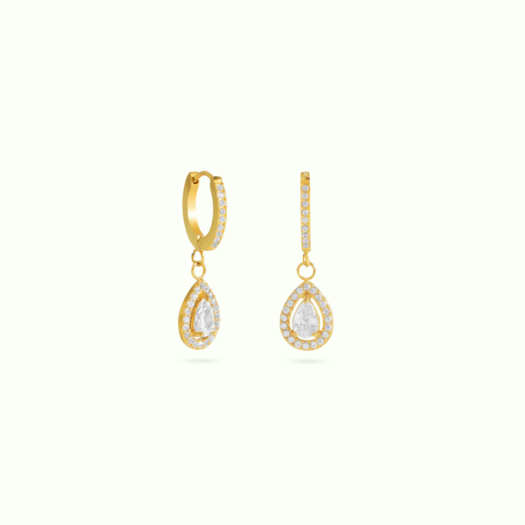 Addict Drop Diamond Treasure Earrings + Drop Diamond Treasure Earrings