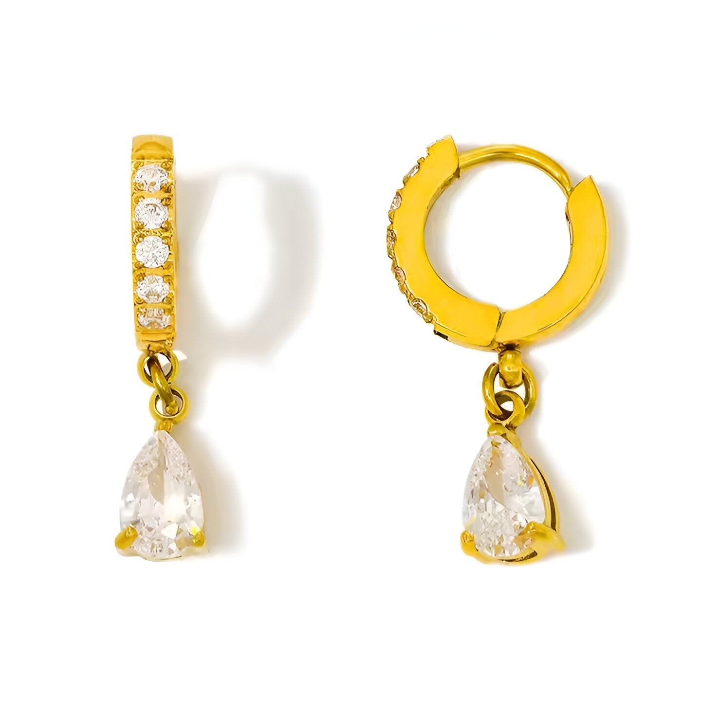 Riya Water Drop Charm Earrings
